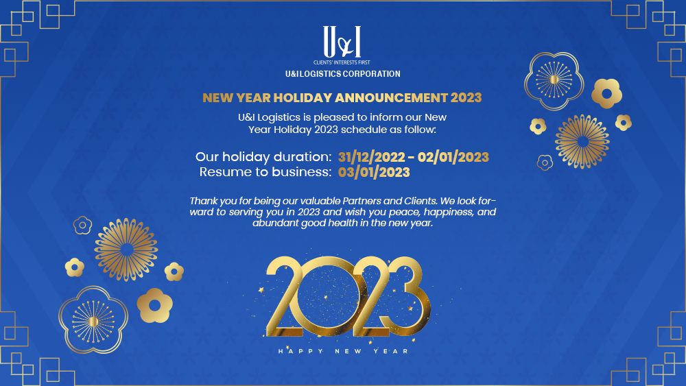 New Year Holiday Announcement 2023