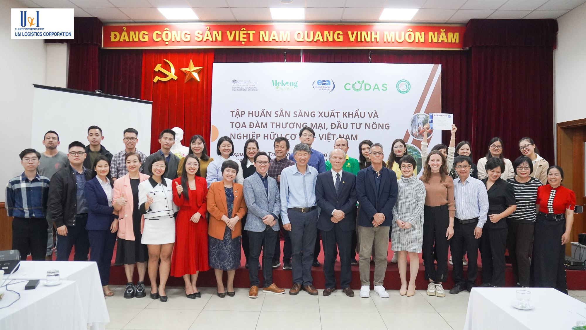 U&I Logistics đồng hành cùng dự án “Tăng cường thương mại và đầu tư nông nghiệp hữu cơ giữa Úc và Việt Nam”