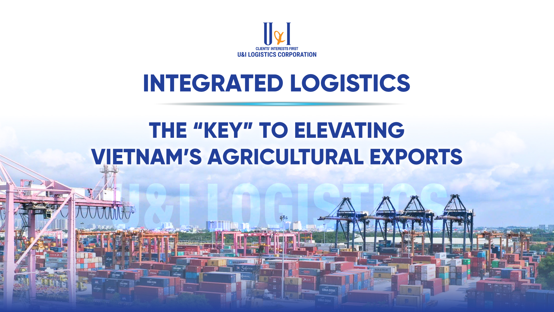 INTEGRATED LOGISTICS – THE “KEY” TO ELEVATING VIETNAM’S AGRICULTURAL EXPORTS