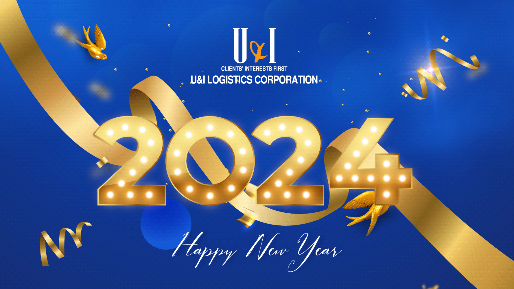  U&I LOGISTICS HAPPY NEW YEAR 2024