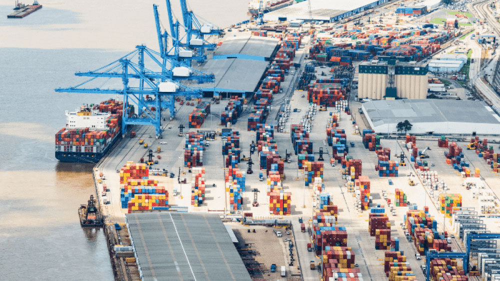 Lượng container nhập khẩu sụt giảm tại các cảng của Hoa Kỳ
