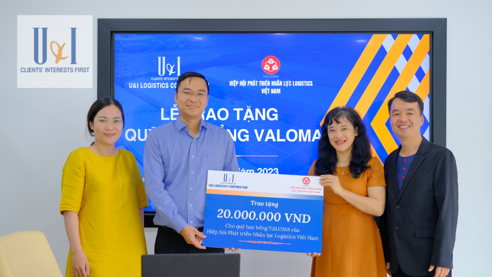 U&I Logistics đồng hành cùng Quỹ Học bổng VALOMA thắp sáng giấc mơ đào tạo nguồn nhân lực chất lượng cao cho ngành logistics Việt