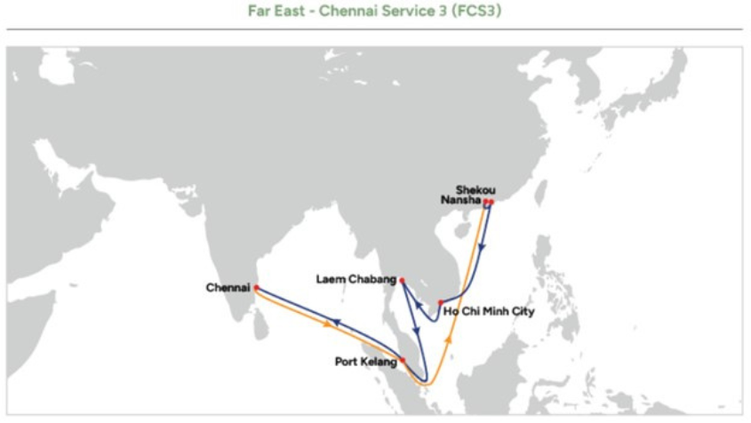 OOCL giới thiệu tuyến vận chuyển Trung Quốc – Chennai mới, kết nối trực tiếp với Việt Nam