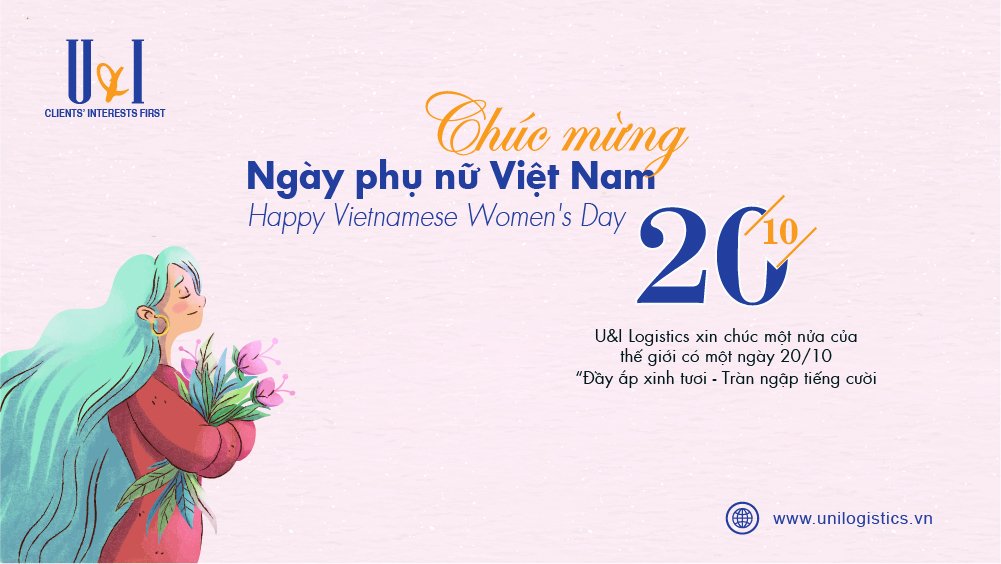 U&I Logistics chúc mừng ngày phụ nữ Việt Nam 20/10