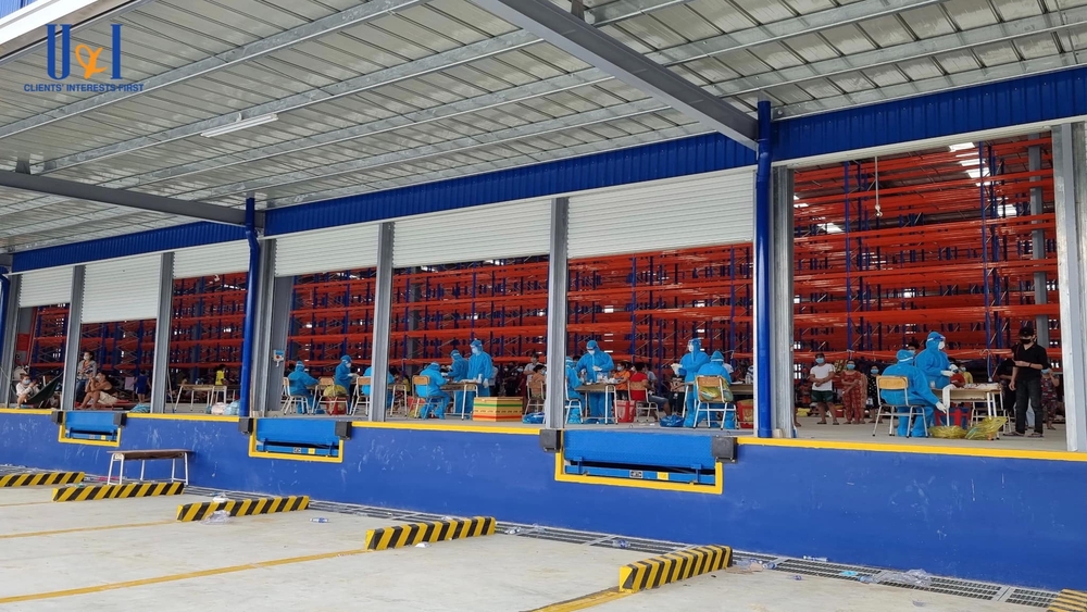 Warehouse No. 10 of U&I Logistics became a temporary concentrated isolation area